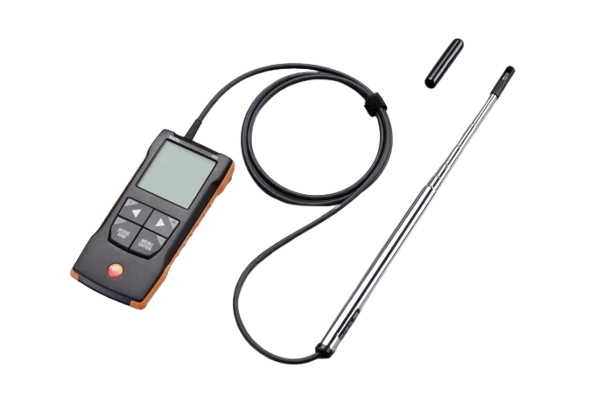 Digital hot wire anemometer